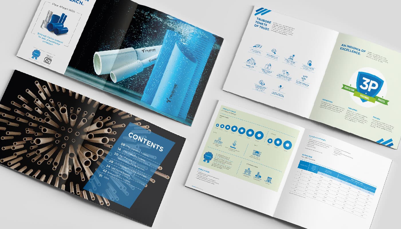 Product description & Catalogue designing for Trubore Pipes Product description & Catalogue designing for Trubore Pipes